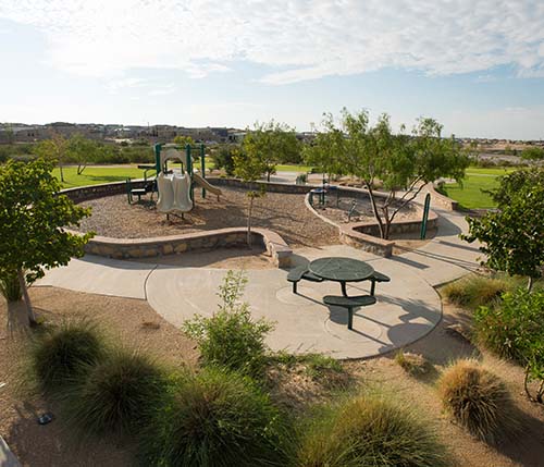 Park aerial view